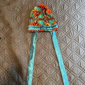 Used Bouffant Cotton Scrub Hat